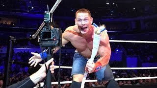 Watch what happens after a ring rope snaps during John Cena vs Big Show at WWE Live Manila [upl. by Aivil]