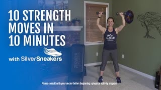 10 FullBody Strength Moves  SilverSneakers [upl. by Annotahs]