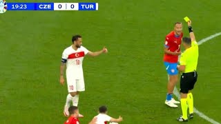 Antonín Barák Red Card Czech Republic vs Turkey 12 All Goals and Extended Highlights [upl. by Esidnac803]