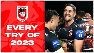 Every St George Illawarra Dragons try of the 2023 season  NRL [upl. by Eddie]