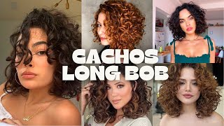 INSPIRAÇÕES DE CORTES LONG BOB CACHEADOS [upl. by Allissa927]