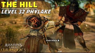 Killing The Hill  Level 32 Phylake Location amp Weapon Drop Guide  Assassins Creed Origins [upl. by Saideman]