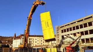 AREX M9300 Liebherr et caisson ampliroll [upl. by Trinee]