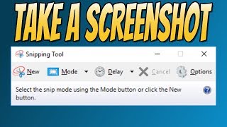 How To Use Windows 10 Snipping Tool Tutorial  Take Screenshots In Windows 10 Easy [upl. by Yoreel]