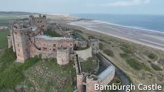 Above Bamburgh Beach [upl. by Sirovart]