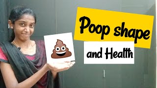 Your poop shape tells your health 💩 மலம் கூறும் ஆரோக்கியம்  Tamil  Sci Pin bristolstoolchart [upl. by Anerbas]