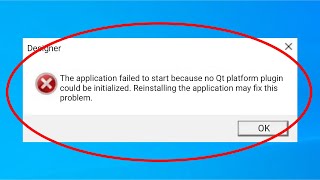 How To Fix No Qt Platform Plugin Could Be Initialized Error  This Application Failed To Start [upl. by Riccardo754]