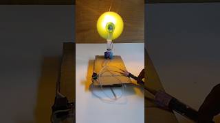 Fan Light • Dc Motordcmotor techyoutubeshorts dcmotorproject [upl. by Kellen]