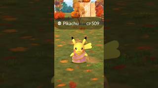 When Saree Pikachu Best Costume I caught 😳 Pokemon go [upl. by Armond]