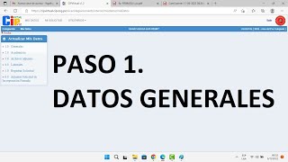 OBTENER LA COLEGIATURA EN EL COLEGIO DE INGENIEROS DEL PERÚ PASO 1 DATOS GENERALES [upl. by Tnelc]