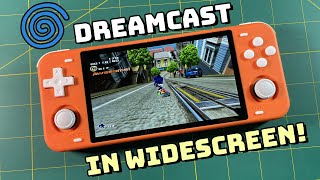 Widescreen Dreamcast on Retro Handhelds RGB10 Max ODROID Go Super RG351P and more [upl. by Gauthier827]