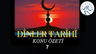 Dinler Tarihi Genel Tekrar ve Soru Çözümleri  7 [upl. by Bikales]