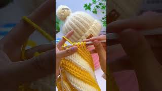 かぎ針編みの帽子のチュートリアル 크로 셰 뜨개질 모자 튜토리얼 Tığ İşi Şapka Eğitimi Crochet Hat Tutorial かぎ針編み 뜨개질 tricô [upl. by Palecek]