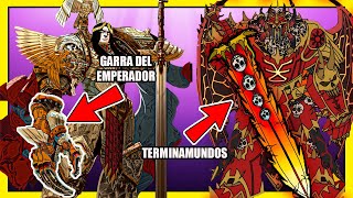 ¿QUÉ ARMAS USAN LOS DIOSES DE WARHAMMER 40K [upl. by Lila]