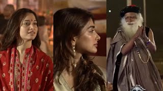 Tamannaah and Pooja Hegde Visuals  MahaShivRatri2024  Isha Yoga Center  Sadhguru [upl. by Prasad568]