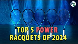 Top 5 Tennis Racquets For Power In 2024  RacquetGuys [upl. by Basilio364]