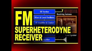 Working of Superheterodyne FM Receiver  Physics4students [upl. by Ellerad]