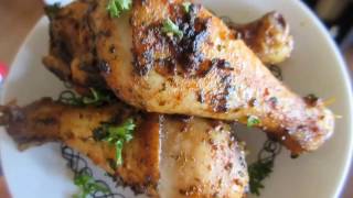 Roasted GarlicPaprika Chicken Drumsticks ONLY 5 ingredients [upl. by Hyacinthia]