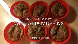 Slimming World Recipes Syn Free  Weetabix Muffins [upl. by Sioux]