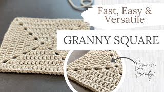 Fast Easy amp Versatile GRANNY SQUARE [upl. by Asilegna]