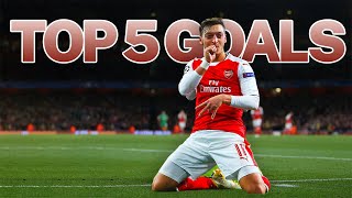 Mesut Ozils Top 5 Plays Redefine Football Brilliance  Unleashing Magical Goals [upl. by Yessak427]