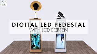 Retail Pedestals with LCD Digital Screens  Displays2go® [upl. by Daryl]