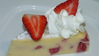 FLAN A LA FRAISE INRATABLE CUISINERAPIDE [upl. by Innoc]