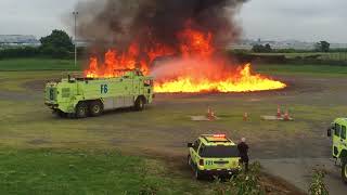 Engine 78  Aircraft Rescue amp Fire Fighting drill [upl. by Sass]