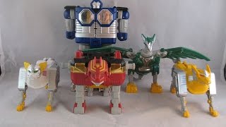 Retro Review Galaxy Megazord Power Rangers Lost Galaxy [upl. by Analeh]