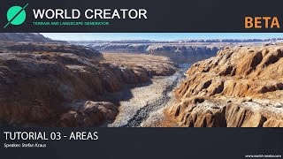 World Creator 2 BETA  Tutorial03 Areas [upl. by Castra269]