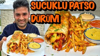 SUCUKLU PATSO DÜRÜM TARİFİ [upl. by Ytte]