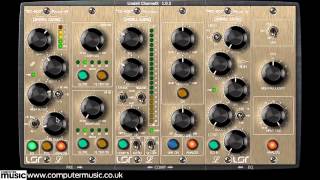 Lindell Audio ChannelX channel strip VSTAU plugin in action [upl. by Akinod]