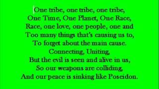 One Tribe by Black Eyed Peas Lyrics [upl. by Mendelson408]