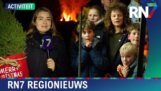 Kerstboomverbranding met prijzen in Mook  RN7 REGIONIEUWS [upl. by Toddie]