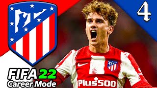 GRIEZMANN AMAZING BICYCLE KICK FIFA 22 Atletico Madrid Realism Career Mode 4 [upl. by Marion]