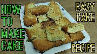 How to Bake Cake  Cake bnane ka easy Tarika  Madeira Cake [upl. by Damahom]