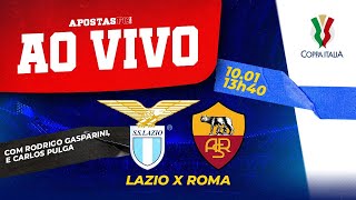 🔴 LAZIO X ROMA – AO VIVO  QUARTAS DE FINAL DA COPA DA ITÁLIA – COM NARRAÇÃO [upl. by Sundin]