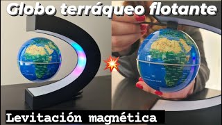 🌎 Globo Terráqueo Flotante de Levitación Magnética  Lámpara Decorativa [upl. by Aihtyc]