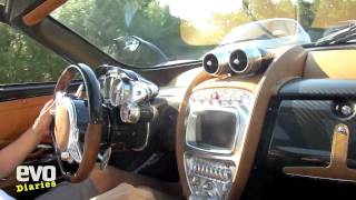 Horacio Pagani driving the Pagani Huayra [upl. by Marola]