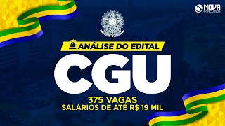 Concurso CGU Edital com 375 vagas Nível Médio e Superior [upl. by Keller]