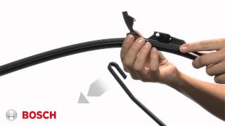 Bosch Wiper Blades  Hook Installation Video II10161 [upl. by Radman]