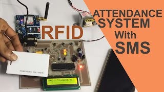 RFID Attendance System with SMS Notification [upl. by Eatnohs92]