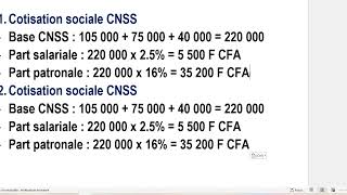 Cotisations sociales  CNSS et CNAMGS Actualisation [upl. by Nylzor]