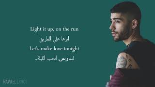 Dusk Till Dawn  ZAYN ft Sia Lyrics مترجمة [upl. by Oluap950]