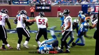 Slow Motion  Ndamukong Suh Kicks Matt Schaub in the balls  nuts 112212 [upl. by Lothar]