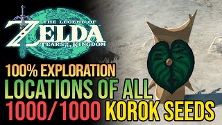 All 1000 Korok Seeds Zelda Tears of The Kingdom [upl. by Nathalia]