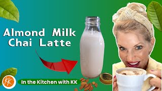 Almond Milk Chai Latte Recipe  DIY Cafe Drinks Youll Love  Yummy Cafe Drinks [upl. by Ainna]