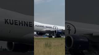 KuehneNagel airlines cargo While getting down fly [upl. by Ramu]