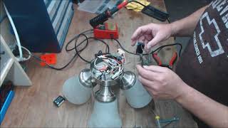 KDK ceiling fan slow speedstop moving How to replace ceiling fan capacitor 风扇慢了 换 capacitor [upl. by Speroni259]