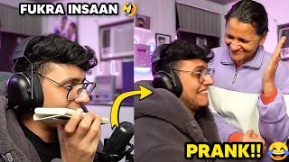 Triggered Insaan Prank Call to Fukra insaan 😂🤣  Prank Call to Fukra insaan his mon Angry 🤬 [upl. by Bloxberg]